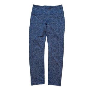 Athleta Womens High-Waisted Herringbone Leggings S Polyester Blend Gray‎